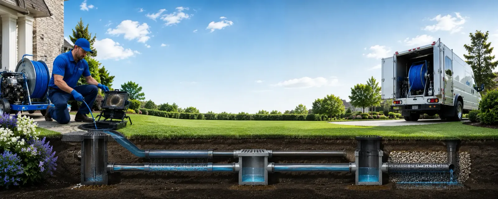 Outdoor drain cleaning information for Portsmouth, NH